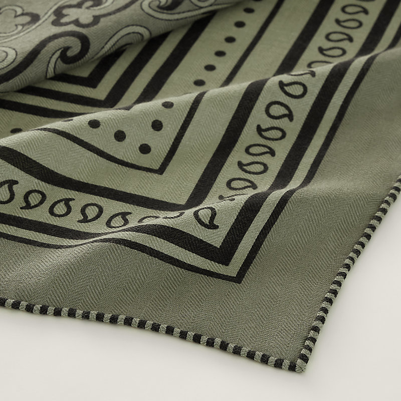 カレジェアン カシミアシルク 《アマゾンの祭典・バンダナ